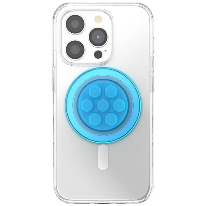 Popsockets Translucent FG-Popper MagSafe Phone Holder and Stand - Blue - Cell phone holders<<<HurtelXML