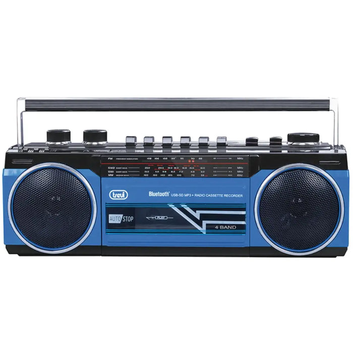Portable Bluetooth Radio Trevi RR 501 BT Blue Black/Blue - Електроника Звук<<<Компютри| Електроника<<<BigBuy&&&CD