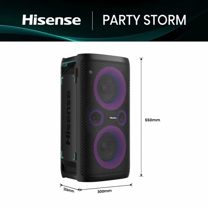 Portable Bluetooth Speakers Hisense PARTY STORM Black 300 W - Електроника Звук<<<Компютри|