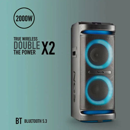 Portable Bluetooth Speakers NGS WILDSPACE2 Black - Електроника Звук<<<Компютри|