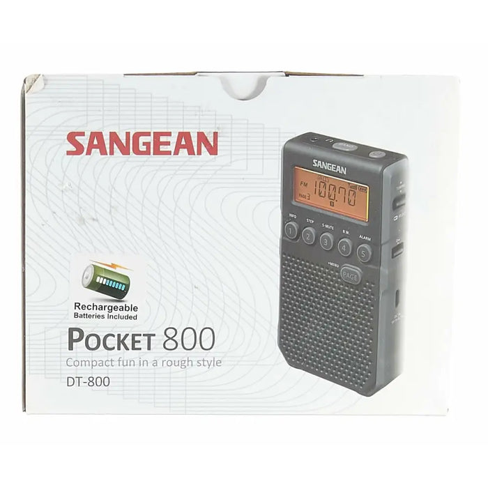 Portable Digital Radio Sangean DT-800 Black AM/FM - Електроника Звук<<<Компютри| Електроника<<<BigBuy&&&CD