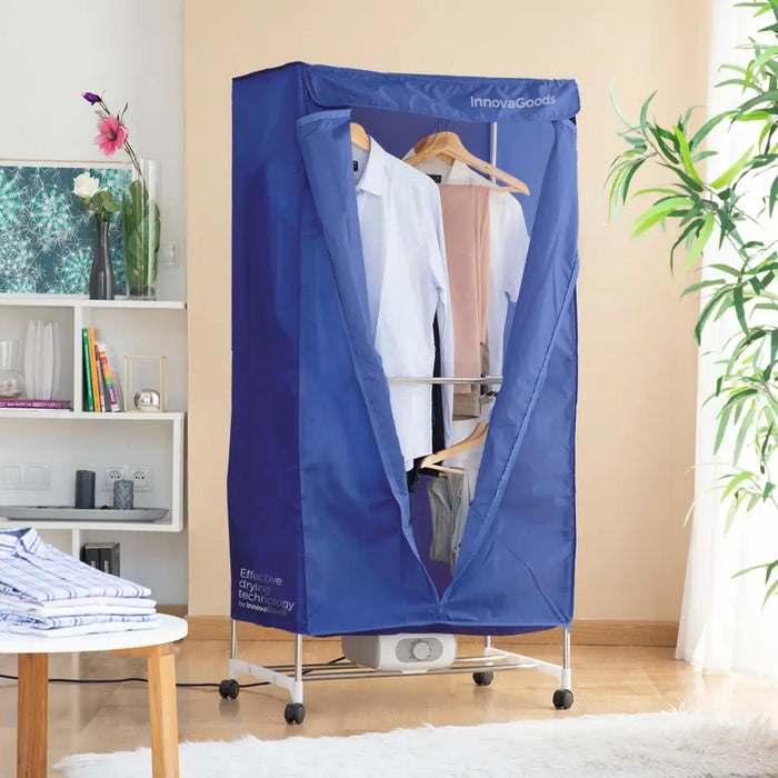 Portable Electric Dryer with 2 Levels Dupledry Blue InnovaGoods 1200 W - Почистване Прахосмукачки И Гладене<<<Дом