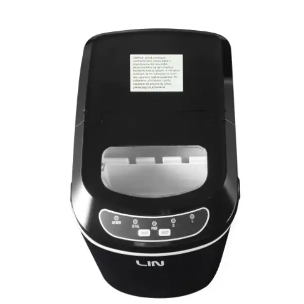 Portable ice maker LIN ICE PRO-B12 black - Ice-makersAGD-KOS<<<Home Appliance - ProductsAGD<<<ActionPL
