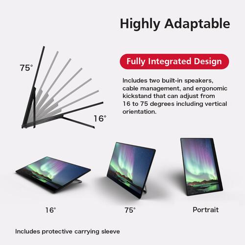 Portable touch monitor RICOH 150 OLED 15.6’’ 560g USB-C - Монитори и публични дисплеи<<<Монитори и дисплеи<<<ValiAPI