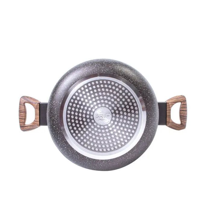POT 24CM 4.8L INDUCTION BRIO MOCCA MARBLE - Съдове за готвене<<<Домашни потреби<<<Кухня<<<Praktiker
