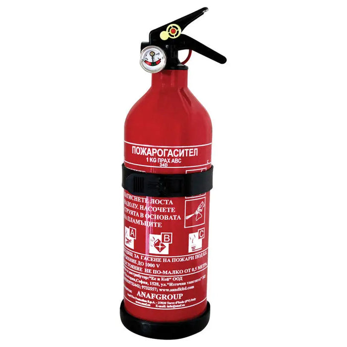 POWDER FIRE EXTINGUISHER 1KG ABC - Пожарогасители<<<Сигурност и безопасност<<<Авто и вело<<<Praktiker