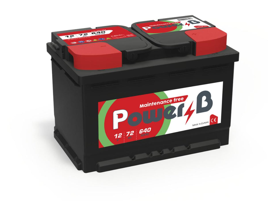 BATTERY POWER B 72AH 640A