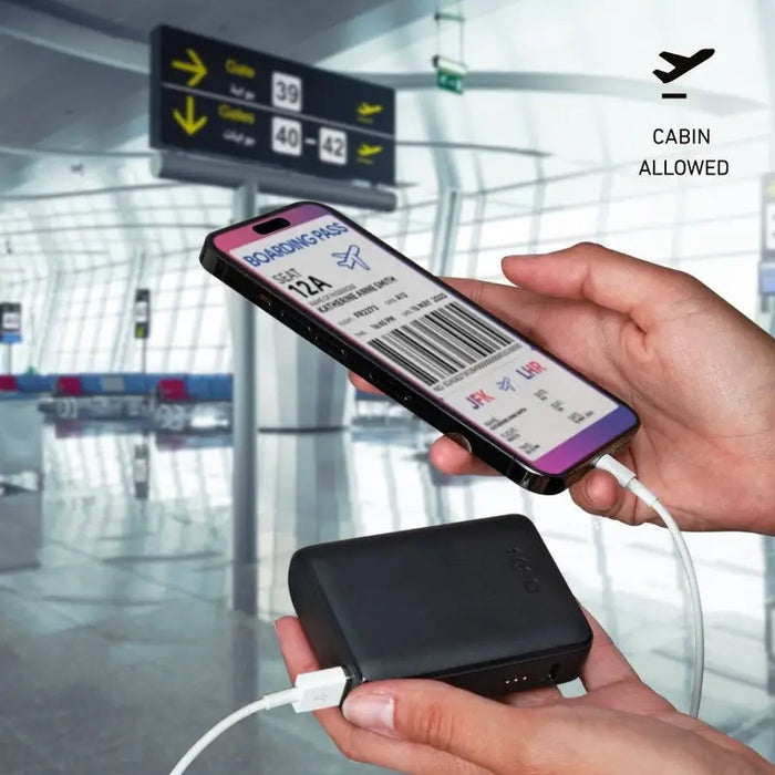 POWER BANK 10 000mAh 2xUSB-C 1xUSB A 10W SBS - BLACK - Външни батерии<<<Аксесоари за мобилни устройства и