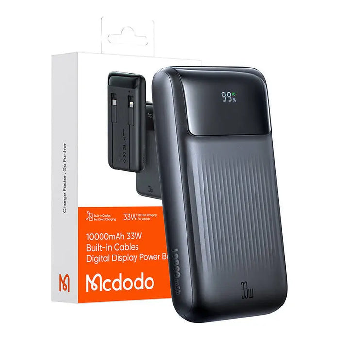 Power Bank Mcdodo MC-0231 Digital Dis 10000mAh 33W (black) - Powerbanks<<<GSM Accessories<<<InnproXML