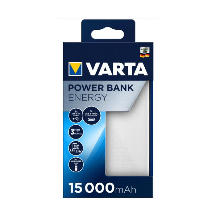 Power Bank Varta Energy 15000 Black/White 15000 mAh - Електроника Телефони и таблети<<<Компютри|
