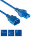 Power cable ACT C14 - C15 2m Blue - Захранващи кабели<<<Кабели<<<ValiAPI