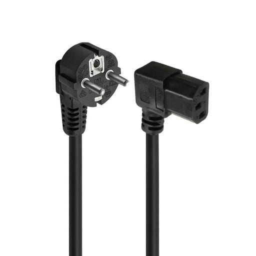 Power Cord Ewent EC1910 Black 1,8 m - Компютър Кабели и адаптери<<<Компютри| Електроника<<<BigBuy&&&Захранващи