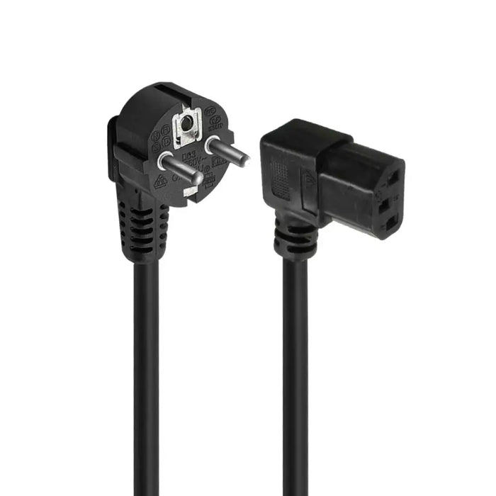 Power Cord Ewent EC1910 Black 1,8 m - Компютър Кабели и адаптери<<<Компютри| Електроника<<<BigBuy&&&Захранващи