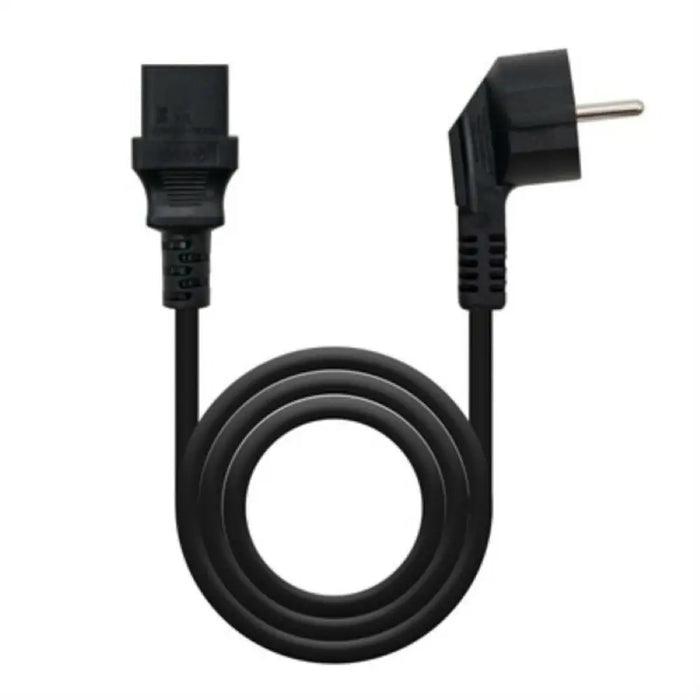 Power Cord NANOCABLE 10.22.01 CEE7 C13 Black - Компютър Кабели и адаптери<<<Компютри| Електроника<<<BigBuy&&&Захранващи