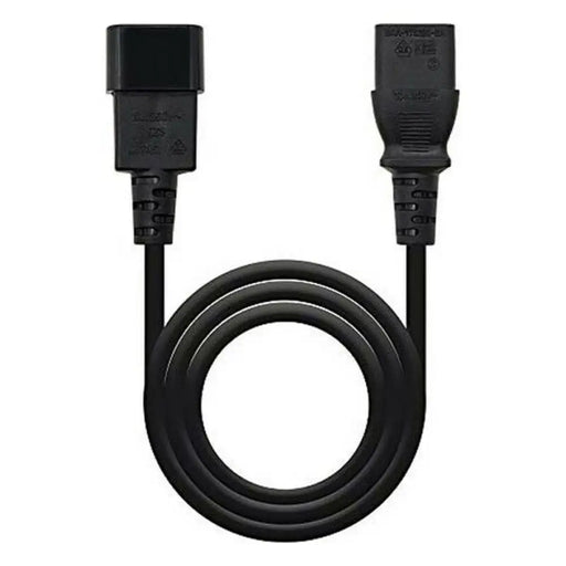 Power Cord NANOCABLE 10.22.0202 1,5 m 1500W Black - Компютър Кабели и адаптери<<<Компютри|