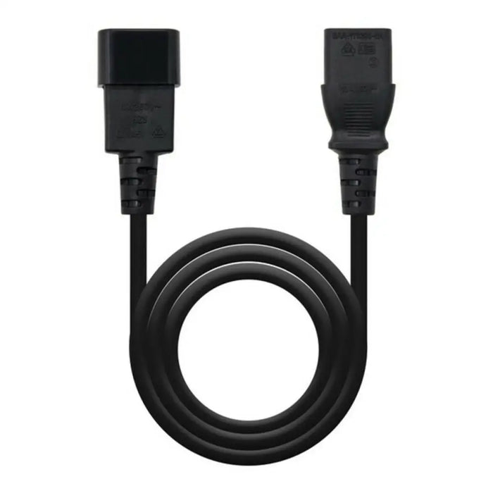 Power Cord NANOCABLE 10.22.0203 (3 m) - Компютър Кабели и адаптери<<<Компютри| Електроника<<<BigBuy&&&Захранващи
