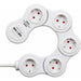 Power Socket - 5 sockets with Switch Brennenstuhl Vario-Power White 3600 W USB x 2 (1,4 m) - Електроника Периферни и