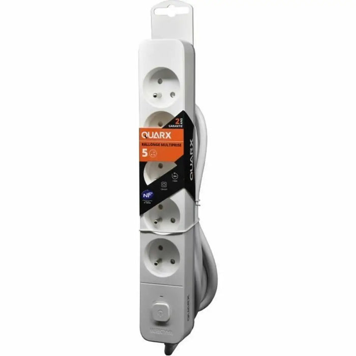 Power Socket - 5 sockets with Switch QUARX (3 m) - Електроника Периферни и резервни части<<<Компютри|