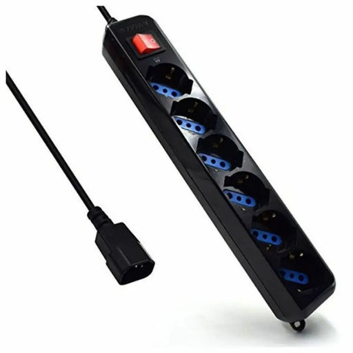 Power Socket - 6 Sockets with Switch Ewent EW3925 Schuko Black - Разклонители<<<Електроника Периферни и резервни