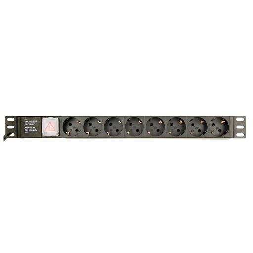 Power Socket 8 Sockets with Switch GEMBIRD EG-PDU-014 (3 m) - RACK power stripsLIP-RAK<<<Slats and extension