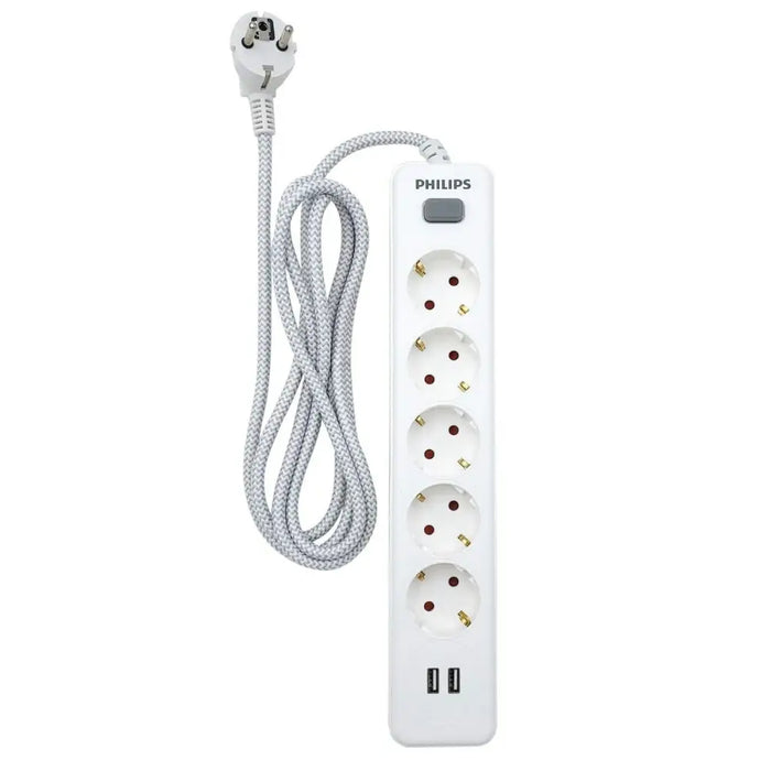 Power Strip - 5 Sockets Philips - Електроника Периферни и резервни части<<<Компютри|