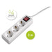 Power strip HAMA 30535 3 sockets 3m white with on/off button child protection - Разклонители<<<Продукти за