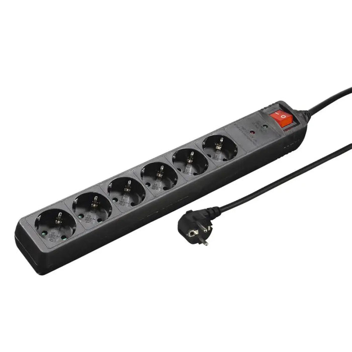 Power strip HAMA-47779 with protection 6 sockets 1.4 m - Разклонители<<<Продукти за