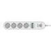 Power strip with 4 AC sockets 4x USB LDNIO SE4432 2m (white) - Power strips<<<IT Accessories<<<InnproXML