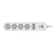 Power strip with 4 AC sockets 4x USB LDNIO SE4432 2m (white) - Power strips<<<IT Accessories<<<InnproXML