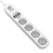 Power strip with 4 AC sockets 4x USB LDNIO SE4432 2m (white) - Power strips<<<IT Accessories<<<InnproXML