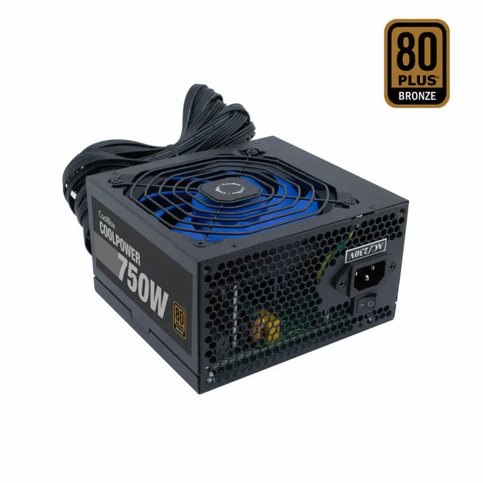 Power supply CoolBox COO-FACPO-750 750 W 80 Plus Bronze - Компютър Мрежи и компоненти<<<Компютри|