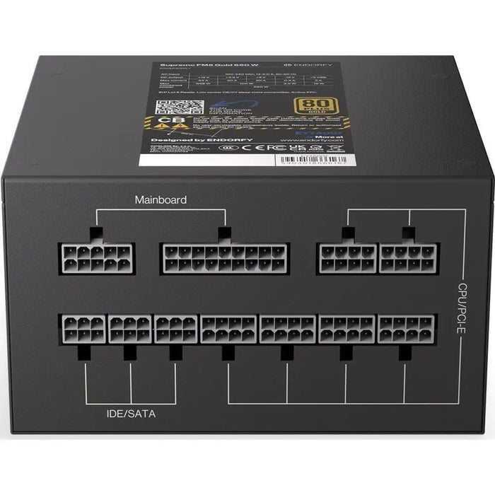 Power supply Endorfy EY7A007 ATX 650 W 80 Plus Gold - Източници на захранване<<<Компютър Мрежи и компоненти<<<Компютри|