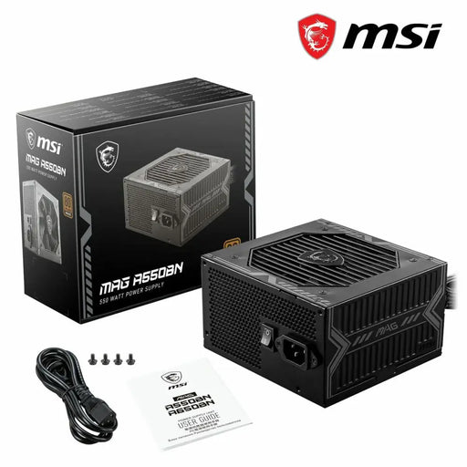 Power supply MSI MAG A550BN ATX 550 W 80 Plus Bronze - Източници на захранване<<<Компютър Мрежи и