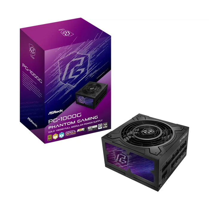 Power supply unit ASRock Phantom Gaming 1000W 80+ Gold PCIe 5.1 - Захранвания<<<Компютърни