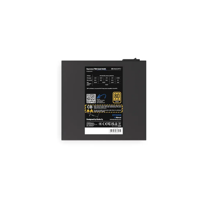 Power supply unit Endorfy Supremo FM5 750W 80+ Gold - Fully Modular - Захранвания<<<Компютърни