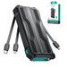 Powerbank 10000mAh Joyroom JR-L016 with built-in USB-C/micro USB/ Lightning cables - black - Powerbanks<<<HurtelXML