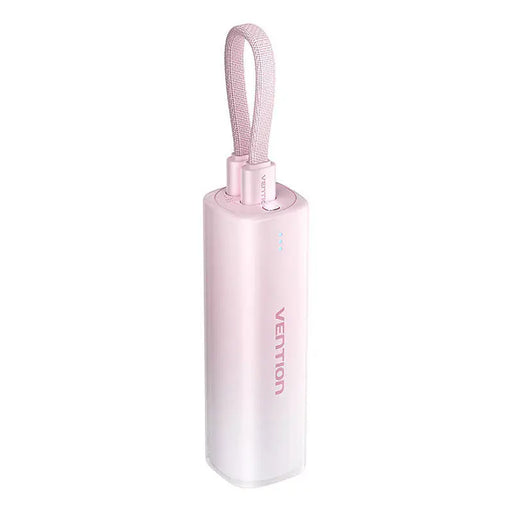 Powerbank 5000mAh Vention FHWR0 20W + USB-C to lightning cable (pink) - Powerbanks<<<GSM