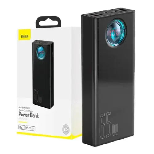 Powerbank Baseus Amblight 30000mAh 4xUSB USB-C 65W (black)