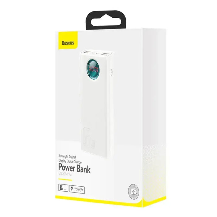 Powerbank Baseus Amblight 30000mAh 4xUSB USB-C 65W (white) - Powerbanks<<<Energy<<<InnproXML&&&Powerbanks<<<HurtelXML