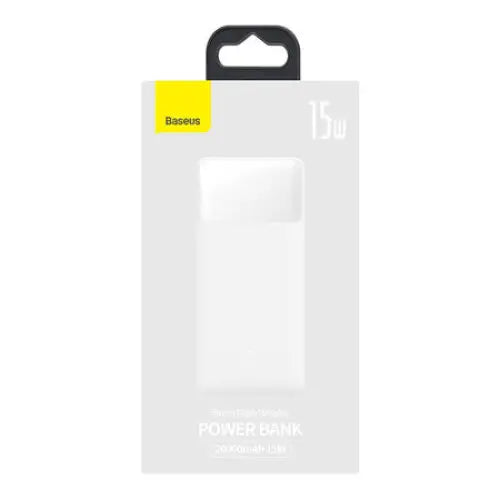 Powerbank Baseus Bipow 20000mAh 15W (white) - Powerbanks<<<Energy<<<InnproXML&&&Powerbanks<<<HurtelXML
