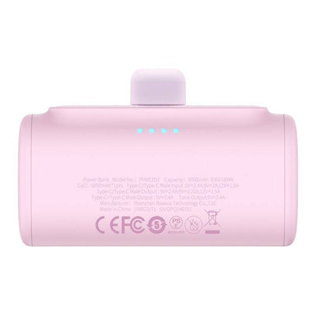 Powerbank Baseus Compact USB-C 5000mAh 20W (pink) - Powerbanks<<<GSM Accessories<<<InnproXML