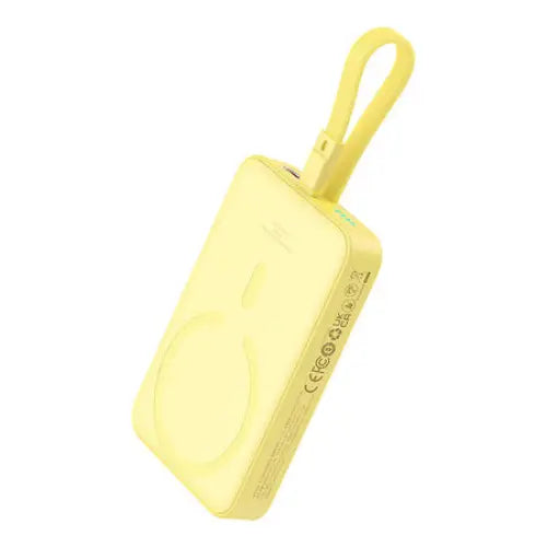 Powerbank Baseus Magnetic Mini 10000mAh USB-C 20W MagSafe (yellow)