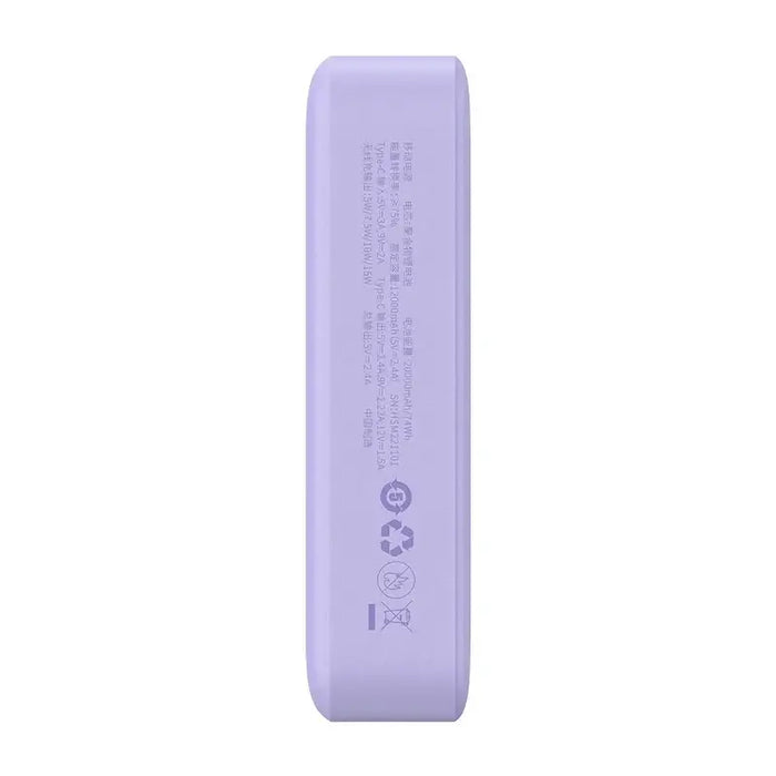 Powerbank Baseus Magnetic Mini 20000mAh USB-C 20W MagSafe (purple)
