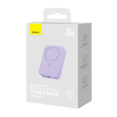 Powerbank Baseus Magnetic Mini 20000mAh USB-C 20W MagSafe (purple)