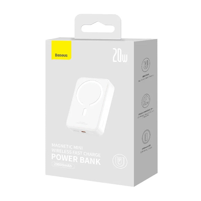 Powerbank Baseus Magnetic Mini 20000mAh USB-C 20W MagSafe (white)