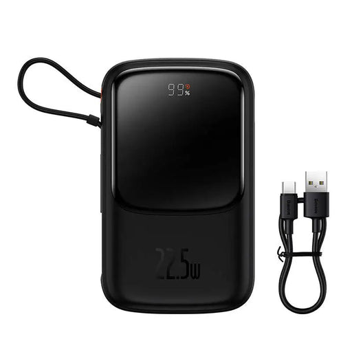 Powerbank Baseus Qpow PRO with cable 10000mAh 22.5W (Black) - Powerbanks<<<Energy<<<InnproXML&&&Powerbanks<<<HurtelXML