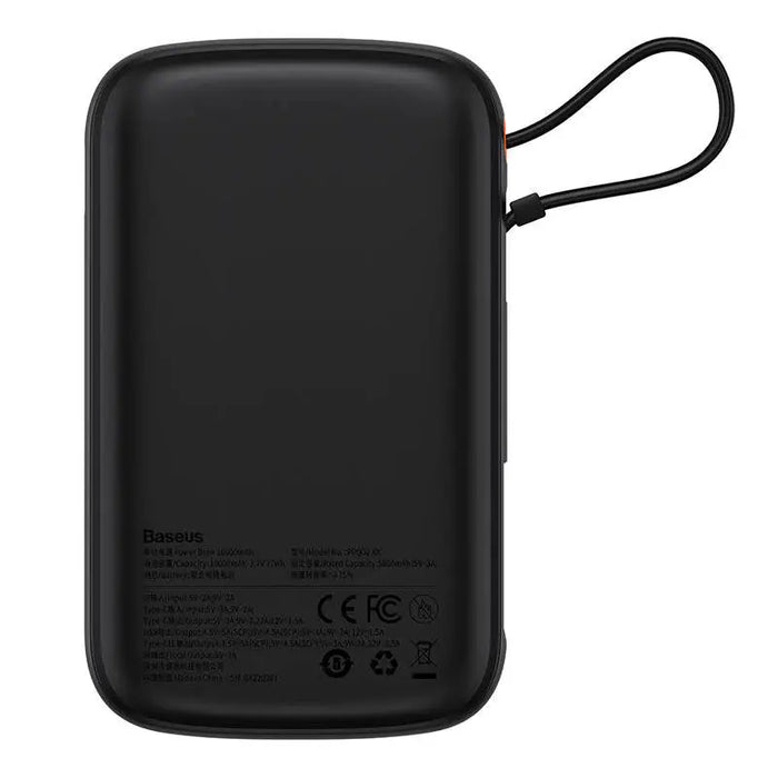 Powerbank Baseus Qpow PRO with cable 10000mAh 22.5W (Black) - Powerbanks<<<Energy<<<InnproXML&&&Powerbanks<<<HurtelXML