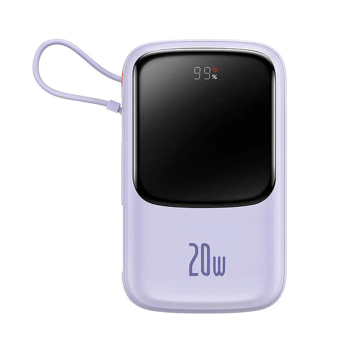 Powerbank Baseus Qpow Pro with Lightning cable USB-C USB 10000mAh 20W (purple) - Powerbanks<<<Energy<<<InnproXML