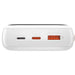 Powerbank Baseus Qpow PRO with Lightning cable USB-C port and USB 20000mAh 20W (White)