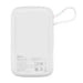 Powerbank Baseus Qpow Pro with USB-C cable USB-C USB 10000mAh 22.5W (white)